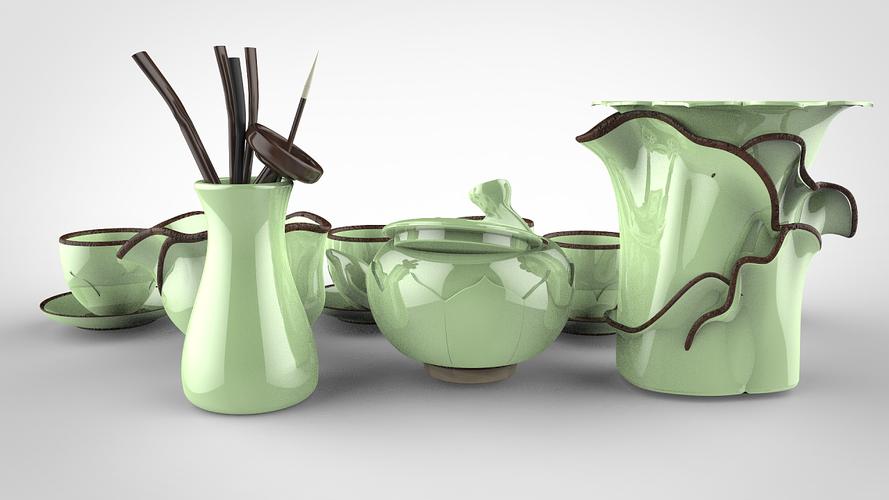 茶具建模|工業/產品|生活用品|先生不知何許人也 - 原創作品 