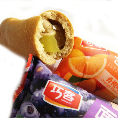 【新品 美味零食 巧客黑糖果醬面包 香橙/芒果/鳳梨味】價格,廠家,圖片,餅干、薄餅,義烏市石禾子食品商行-